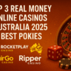 Top 3 Real Money Online Casinos in Australia (September 2025)
